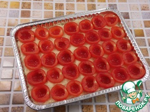 Картофельный пирог с фаршированными тунцом черри Картофельный пирог с фаршированными тунцом черри