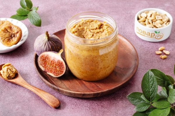 Арахисовая паста с инжиром Арахисовая паста с инжиром