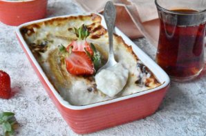 Рисовый пудинг с бананами Рисовый пудинг с бананами