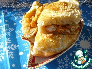 Слойка с индейкой Слойка с индейкой