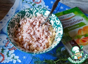 Творожно-овсяные вафли с ветчиной Творожно-овсяные вафли с ветчиной