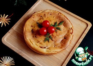 Закусочный пирог с индейкой и капустой Закусочный пирог с индейкой и капустой