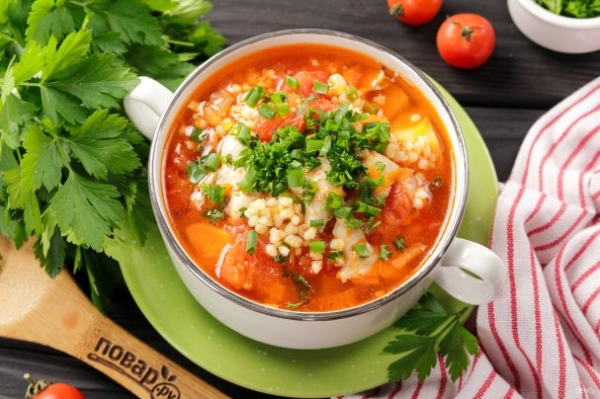 Куриный суп с кускусом Куриный суп с кускусом