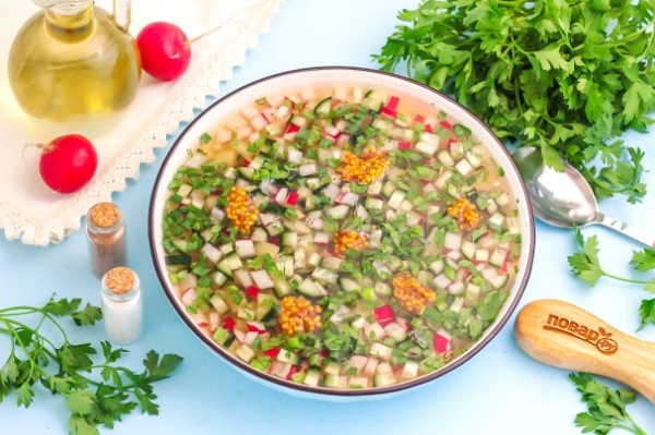 Окрошка постная Окрошка постная