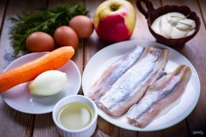 Салат "Сельдь под одеялом" Салат "Сельдь под одеялом"