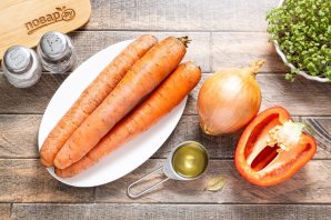 Морковь жареная с луком Морковь жареная с луком