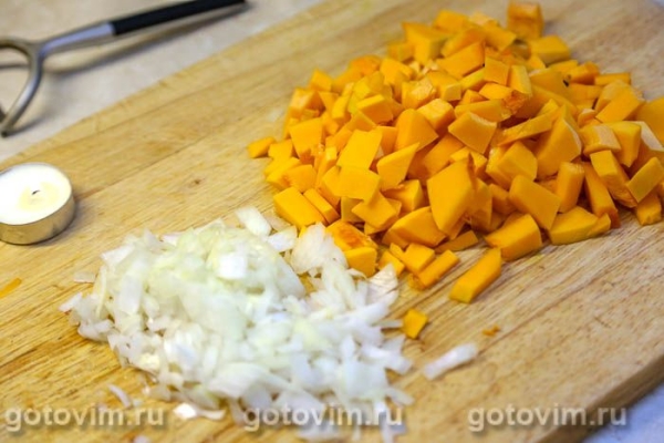 Бочонки с куриной печенью и тыквой