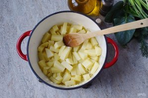 Постный картофельный суп Постный картофельный суп