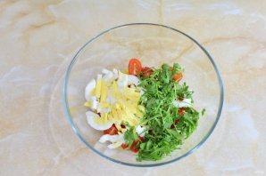 Салат с семгой и кукурузой Салат с семгой и кукурузой