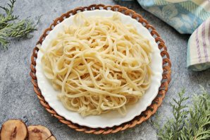 Лингвини с курицей