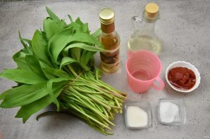 Черемша в томатном соусе на зиму