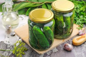 Огурцы консервированные хрустящие