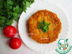 Морковные блины с паприкой