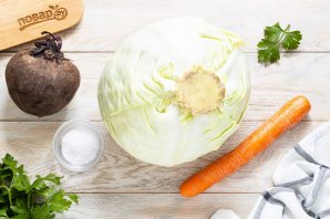 Капуста, квашенная со свеклой Капуста, квашенная со свеклой