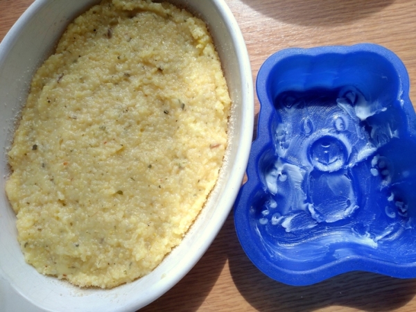 Закуска из овощей и грибов на поленте Закуска из овощей и грибов на поленте