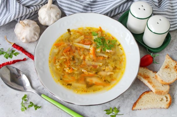 Щи с курицей Щи с курицей