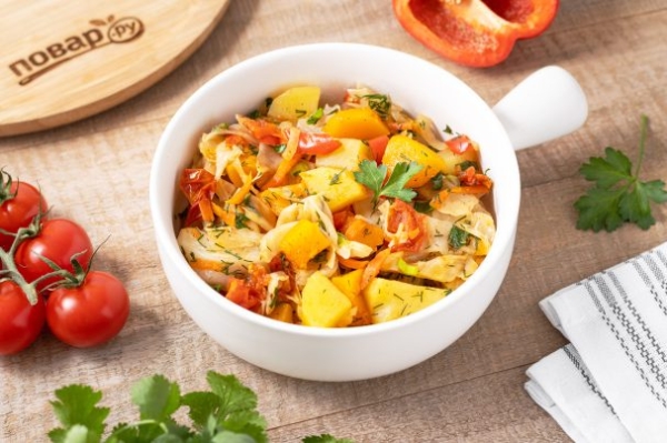 Овощное рагу по-домашнему Овощное рагу по-домашнему