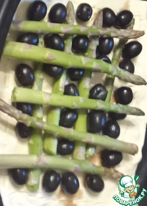 Пирог со спаржей, оливками и яйцами Пирог со спаржей, оливками и яйцами