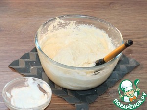 Ванильный кекс с малиновой пропиткой