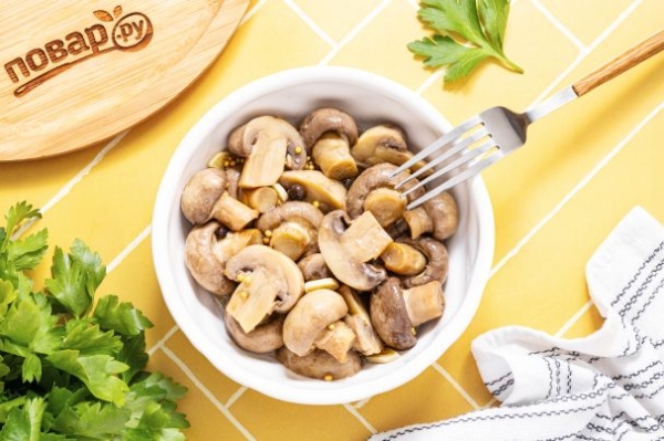 Быстрое маринование шампиньонов