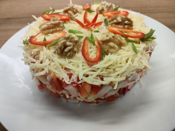 Салат-торт красное море Салат-торт красное море