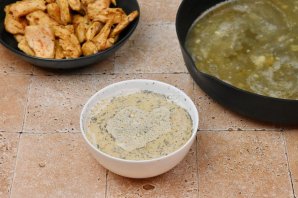 Птитим с курицей и брокколи