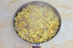 Макароны с фаршем и белыми грибами Макароны с фаршем и белыми грибами