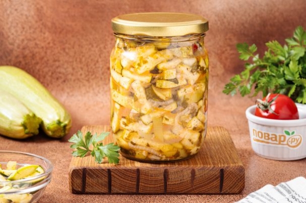 Закуска из кабачков на зиму Закуска из кабачков на зиму