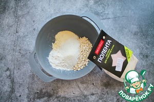 Постный пирог-кекс с полентой Постный пирог-кекс с полентой