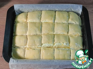 Слоеный пирог с брынзой
