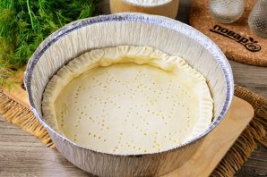 Открытый пирог с грибами Открытый пирог с грибами