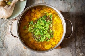 Суп с рисом и оливками Суп с рисом и оливками