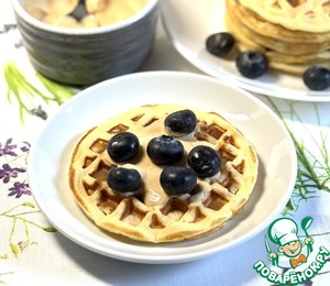 Вафли из творожного сыра