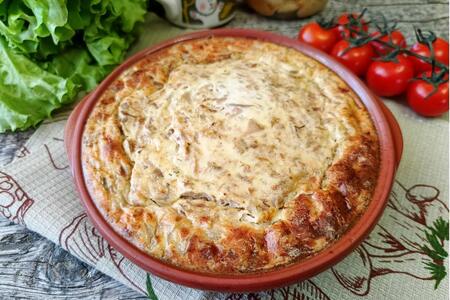 Груздянка - запеканка из соленых груздей Груздянка - запеканка из соленых груздей