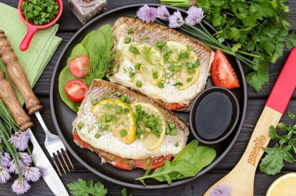 Муксун на гриле Муксун на гриле