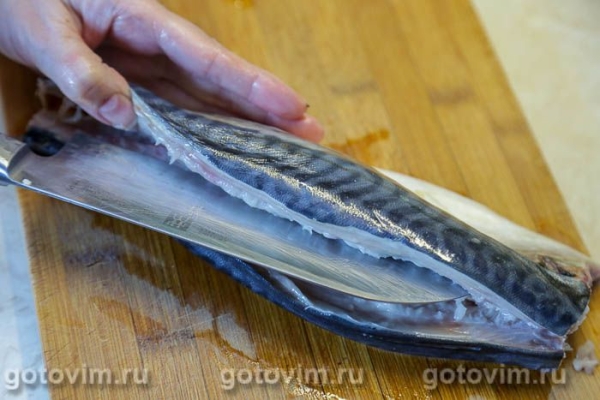 Рулет из скумбрии в горчичном маринаде Рулет из скумбрии в горчичном маринаде