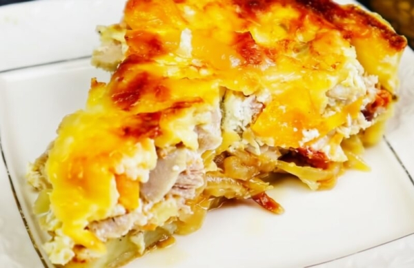 Сытно, нежно, ароматно. Картофельный пирог с курицей и сочными томатами в сливках! Сытно, нежно, ароматно. Картофельный пирог с курицей и сочными томатами в сливках!