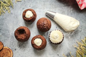 Капкейки с печеньем "Орео" Капкейки с печеньем "Орео"