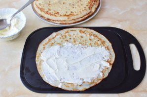 Блины с лососем Блины с лососем