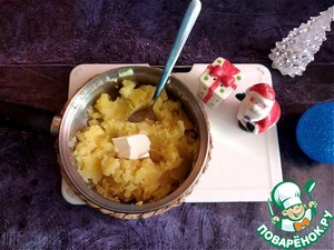 Блины, фаршированные картофелем с тунцом