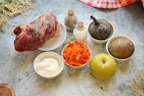 Мясной салат "Король в гневе" Мясной салат "Король в гневе"