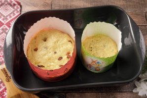 Творожный пасхальный кулич