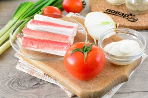 Салат "Белое и красное" Салат "Белое и красное"