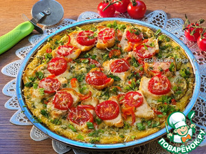 Картофельная пицца с начинкой Картофельная пицца с начинкой