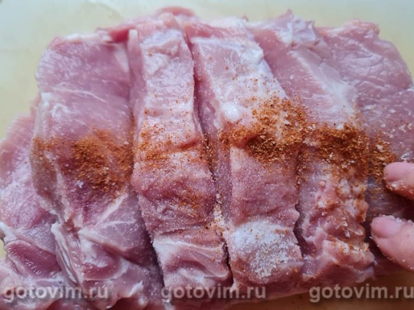 Свиная шея, фаршированная айвой Свиная шея, фаршированная айвой