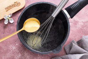 Манная каша на воде Манная каша на воде