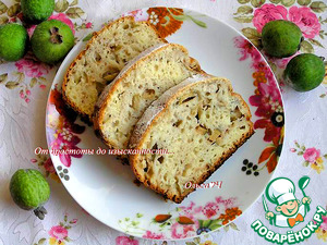 Творожный кекс с фейхоа