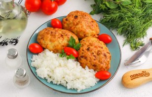 Котлеты из куриной грудки в духовке Котлеты из куриной грудки в духовке