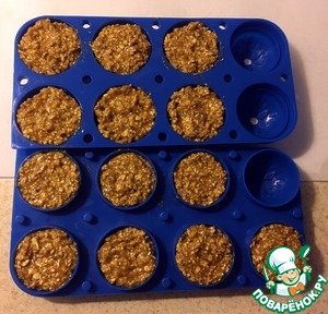 Овсяные "яйца" в сферических формочках