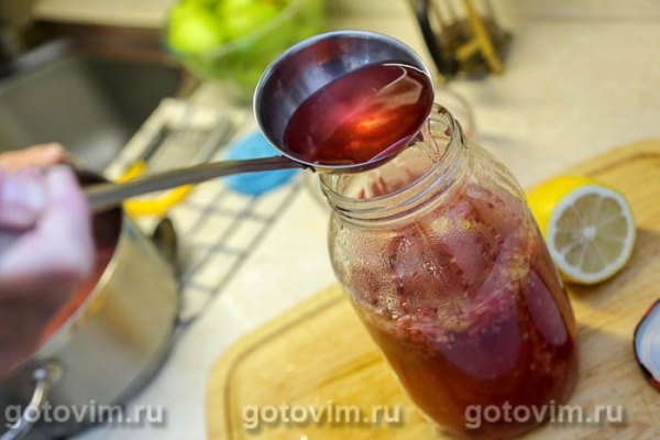 Компот из малины с лимоном на зиму Компот из малины с лимоном на зиму